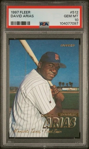 1997 Fleer David Ortiz #512 PSA 10 Rookie
