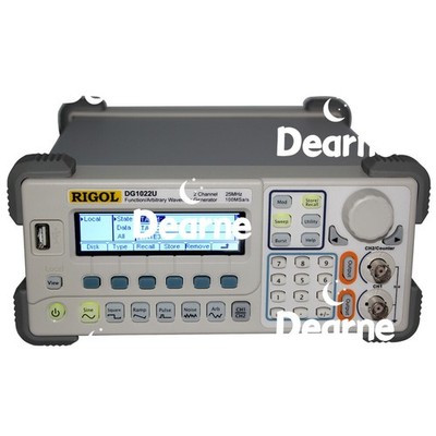 RIGOL DG1022U Arbitrary Waveform Function Generator AWG 25MHZ 2 output channels