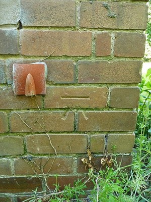 Photo 12x8 OS benchmark - Meole Brace, Bank Farm cottage Shrewsbury An OS  c2017