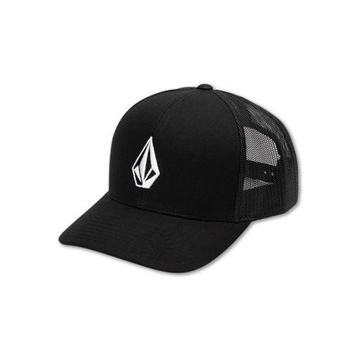 Volcom Cap Snapback Curved Peak 6 Panel Full Stone Cheese black