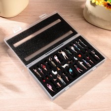 Scatola di immagazzinaggio per miniature 1/64 1/87 con strato di schiuma