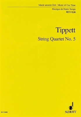 Streichquartett Nr. 5 Michael Tippett Studyscore Streichquartett Schott Musik London