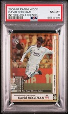 2006 PANINI WCCF INTERCONTINENTAL CLUBS LEGENDS DAVID BECKHAM PSA 8