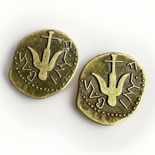2 Widow's Widows Mite Replica Coins Designed in the Holy Land ISRAEL
