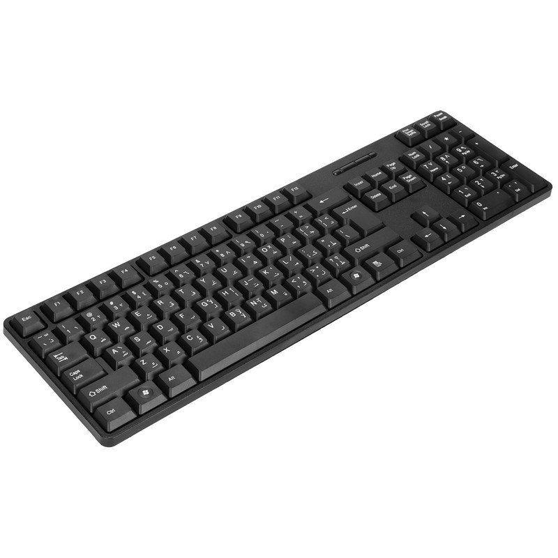 A-Durable Arabic English Mechanical Gaming Keyboard For PC Laptop