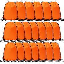 20 Pcs Drawstring Bags, Bulk Draw String Backpack, Cinch Polyester Bag for Gy...