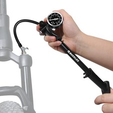 Shock Pump 400 Psi High Pressure Bike Pump with Gauge Air Fork Rear Shock Bic...
