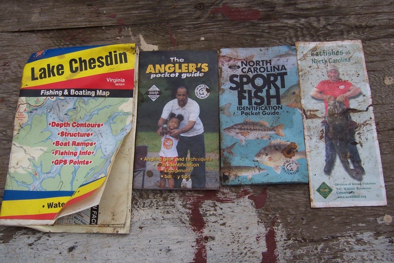 Virginia Lake Chesdin Fishing & Boating Map. NC Fishing Guides