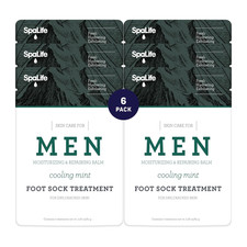 Spa Life Men'S Cooling Mint Foot Repair Balm and Moisturizing Socks Set - Revita