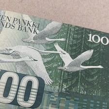 Finland 1986 Litt. A 100 Markka Banknote Finnish Currency Paper Money