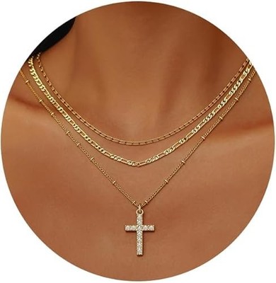 Cicy Bell 18k Gold Plated Layered Necklace