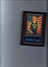 COOPER FLAGG PLAQUE MONVERDE ACADEMY MAVERICKS ART PLAQUE BASKETBALL