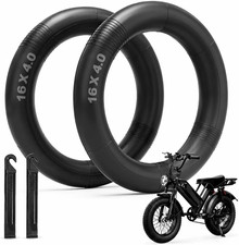 Bike Inner Tube 16X4.0 20X4.0 26X4.0 Bike Tube Fat Tire Tube 2 Pack Electric Bik