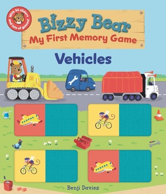 Bizzy Bear: My First Memory Game: Vehicles: (Interactive Board Book About Ve...