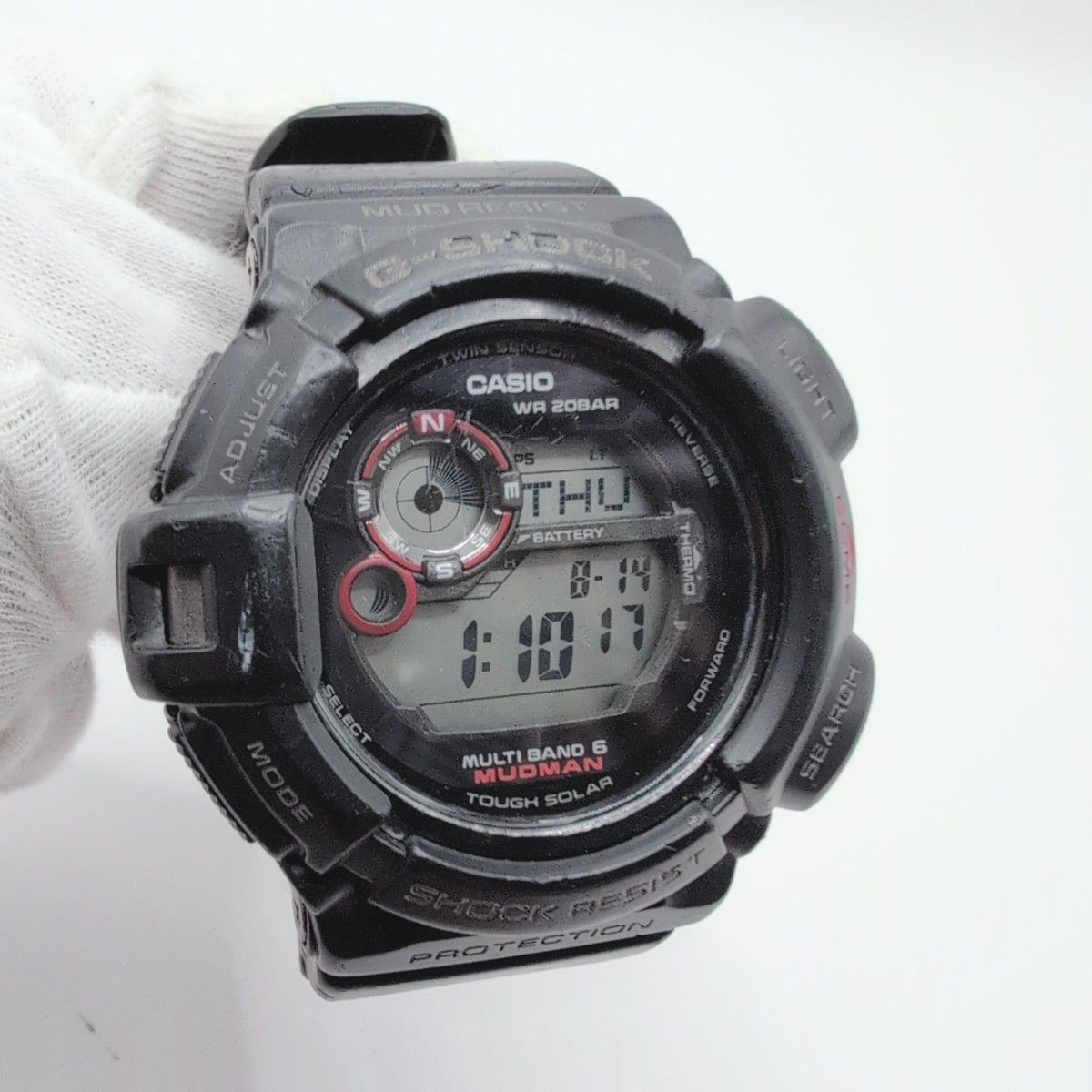 ✨美品 CASIO G-SHOCK MUDMAN マッドマン GW-9300GB CASIO G-Shock Mudman GW-9300 Black Solar Atomic Radio Men's