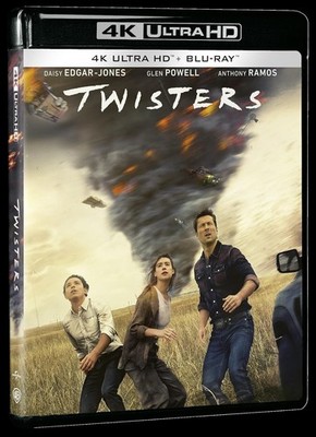 4K UltraHD + Blu-ray TWISTERS Daisy Edgar Jones Glen Powell Anthony Ramos Neu