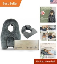 Soft and Supportive Face Down Pillow for Post-Surgery Comfort   Machine Washable