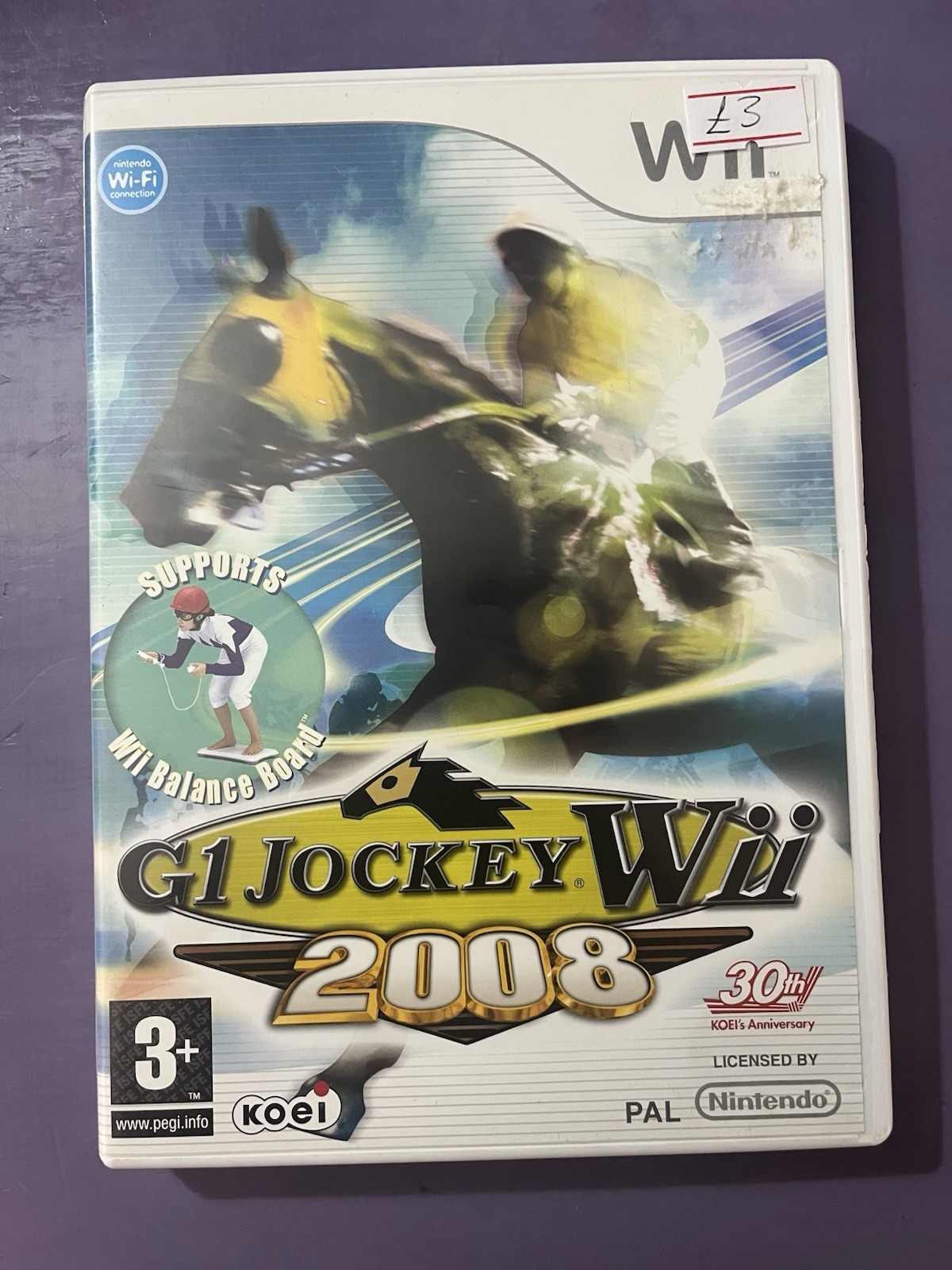 G1 Jockey 2008 Nintendo Wii Video Game PAL UK With Manual Original Official 3+