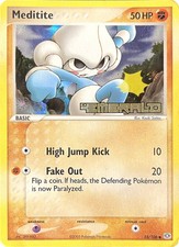Meditite (55/106) (Stamped) [EX: Emerald] Lightly Played Reverse Holofoil on eBay