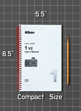 Nikon 1 V2   User Manual Owners Guide Reference   103 Pages   Half Size 5.5x8.5