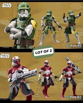 Star Wars The Black Series Clone Commander Doom & Commander Thorn New In Hand