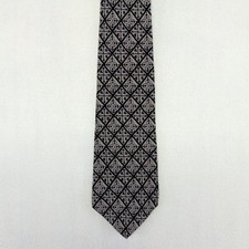 56" x 3.75" Gap Neck Tie 100% Silk Geometric Made In USA Vintage Aesthetics