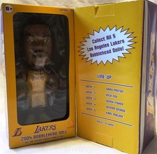 2004 LOS ANGELES (LA) LAKERS DEVEAN GEORGE BOBBLEHEAD CARL'S JR SPONSOR ~ MIB!