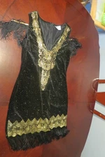 Swanky Flapper Costume med. 6-10 by Spirt- Dress Only