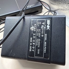 NEO GEO AES Console System Ref 128879 Power Cord Controller Tested JAPAN SNK