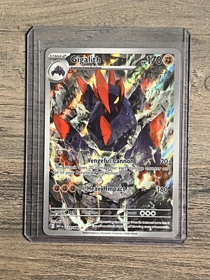 Pokémon TCG Gigalith 129/086 Sv: White Flare Illustration Rare Holo -LP