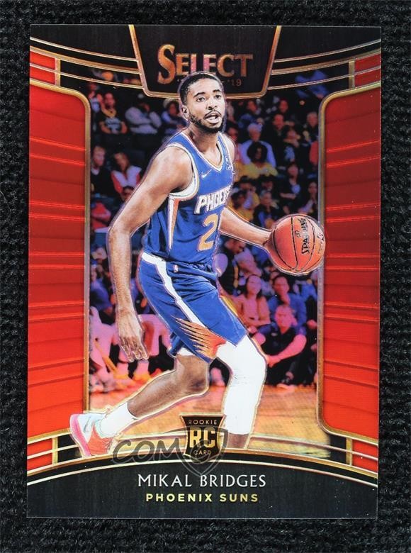 2018 Panini Select Concourse Red Prizm 170/199 Mikal Bridges #95 Rookie RC 7zf