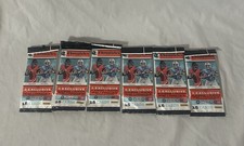 Six (6) 2022 Panini Chronicles DRAFT PICKS Football 15 Card Packs