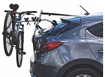 DK2 BCR190 Trunk-Mounted Aluminum Bike Carrier For Up To 3 Bikes | Back Window