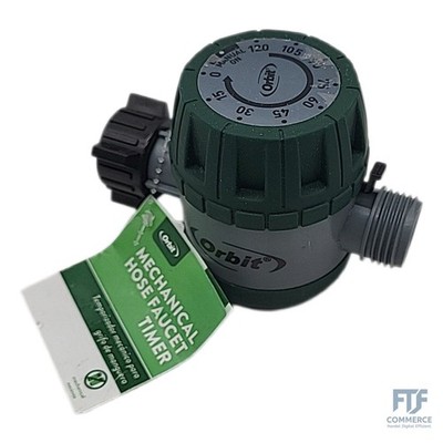 Orbit 62034 Mechanische Bewässerungsschlauch-Timer, Farben können variieren, L x