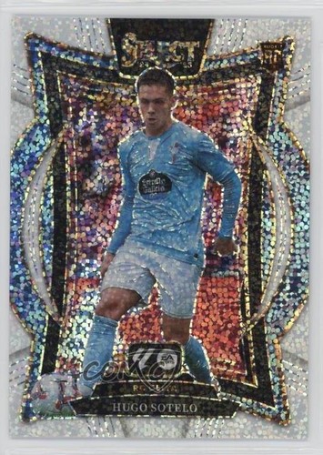 2024 Panini Select La Liga Terrace White Sparkle Prizm Hugo Sotelo #21 Rookie RC