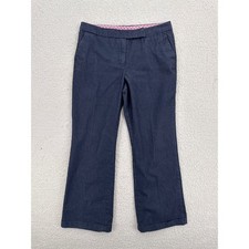 Isaac Mizrahi For Target Blue Cuffed Bootcut Trousers Womens Size 10