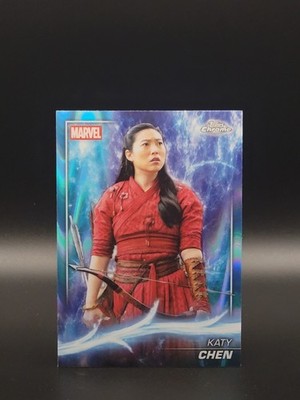 BARGAIN BIN: 2025 Topps Chrome Marvel Studios Katy Chen Sky Blue RayWave