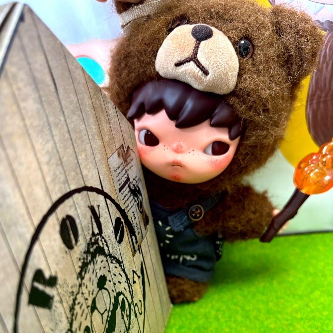 POP MART Hirono Living Wild Fight for Joy Plush Doll 16cm Japan