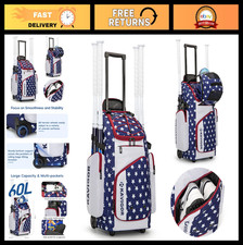 KAVIGOR Rolling Baseball Bag with Wheels, 60L, Holds 4 Bats, Shoe Compartment