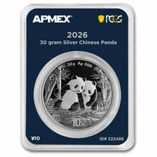 2026 China 30 gram Silver Panda (MD® Premier + PCGS FS Single)