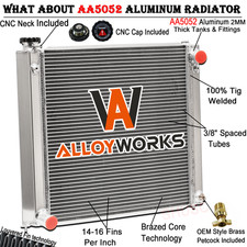 CU1151 3 Row Aluminum Radiator For 1990-1996 Nissan 300ZX 3.0L MT 2141030P00