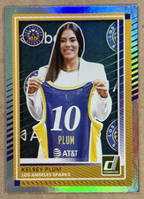 Kelsey Plum Holo 2025 Panini Donruss WNBA #12 Los Angeles Sparks