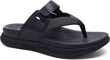 Mens Orthopedic Flip Flops Men'S Walking Sandals with Arch Support Sport Recover