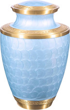 Cremation Urn for Human Ashes Adult Brass Urn for Men or Women up to 200Lbs