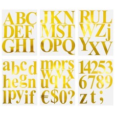 TaoBary 8 Sets 536 Pcs Vinyl Letter Number Stickers Alphabet Large Self Adhesive