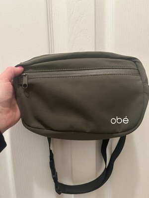 Obe  Fitness Olive Green Adjustable Shoulder Fanny Waist Pack Belt Bag Purse NWT