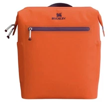 Stanley All Day Madeleine Midi Cooler Backpack, Tigerlily Plum Orange | NEW $130