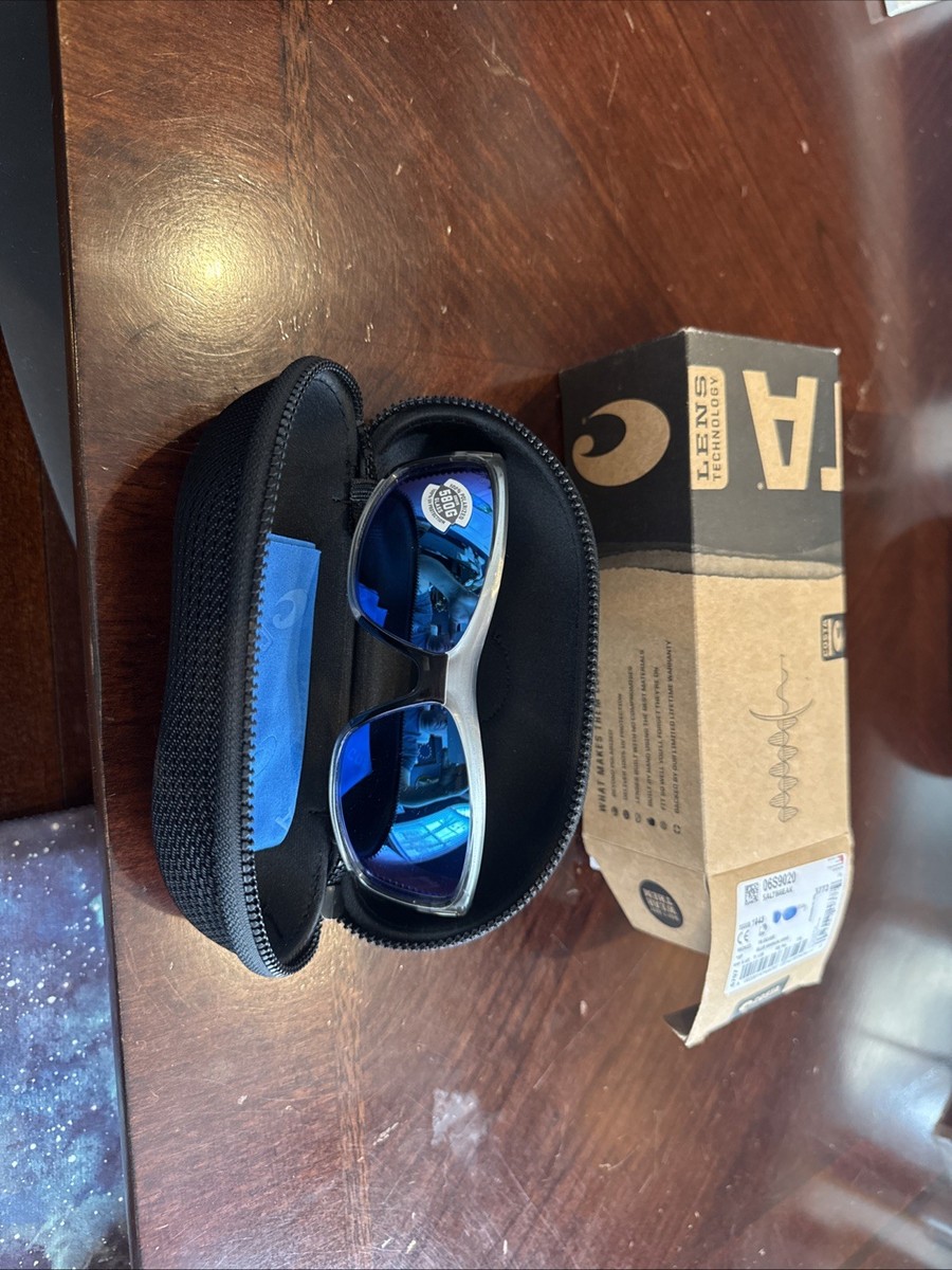 Costa Del Mar Saltbreak Men's Rectangular Sunglasses - BK18OBMGLP
