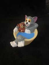 Vintage 1990 Tom & Jerry Floating Soap Dish / Soap Holder, Turner Nent Co.