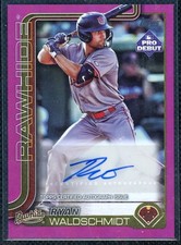 2025 Topps Pro Debut - Ryan Waldschmidt #PD-168 Fuchsia Foil Autographs /199...